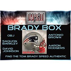 WSD "Brady Box" Series 3 Mystery Helmet Box - Autographed Football Helmet Series
