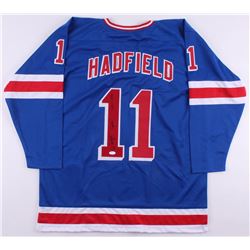 Vic Hadfield Signed New York Rangers Captain Jersey Inscribed "Captain"  "1971-1974" (JSA COA)