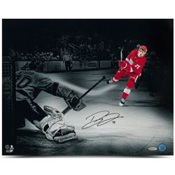 Dylan Larkin Signed Detroit Red Wings 16x20 Photo (UDA COA)
