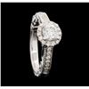 Image 4 : 1.08 ctw Diamond Ring - 14KT White Gold