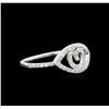Image 1 : 0.23 ctw Diamond Ring - 14KT White Gold
