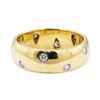 Image 2 : 0.48 ctw Diamond Ring - Platinum and 18KT Yellow Gold