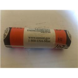 10 Dollar Bank Special Mint Roll State Quarters HAWAII D
