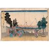 Image 1 : HIROSHIGE: TOTO MEISHO VIEW OF EDO FROM TOP OF A HILL