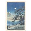 Image 1 : Hasui Kawase Spring Moon at Ninomiya Beach