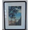 Image 1 : Original Framed Hasui Japanese Woodblock Print- "Chuzenji Lake"