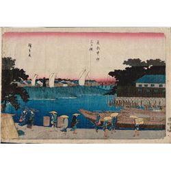 HIROSHIGE RIVERBANK