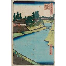 Hiroshige - "100 FAMOUS VIEWS OF EDO 1987"