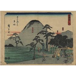 Hiroshige -  Resting Area 