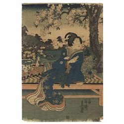 Original Toyokuni III/Kunisada (1786 - 1864) Japanese Woodblock Print