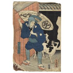 Original Toyokuni III/Kunisada (1786 - 1864) Japanese Woodblock Print