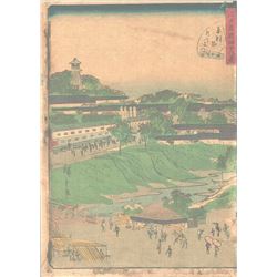 Original Hiroshige II (1826 - 1869) Japanese Woodblock Print