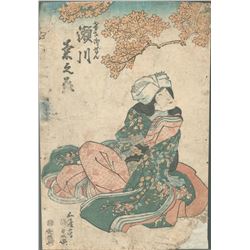 Original Toyokuni III/Kunisada (1786 - 1864) Japanese Woodblock Print