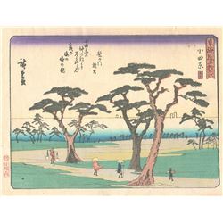 After Hiroshige -  53 Stations of the Tokaido (Hoeido Tokaido)  Series