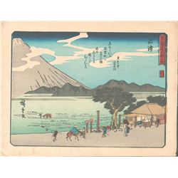 After Hiroshige -  53 Stations of the Tokaido (Hoeido Tokaido)  Series