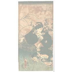 Original Toyokuni III/Kunisada (1786 - 1864) Japanese Woodblock Print