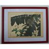 Image 1 : sakai Hoitsui "leaves & flowers" Woodblock Print #10