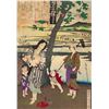 Image 1 : Kunisada - "Women with Kids" - Japanese Woodblock Print