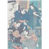 Image 1 : Kuniyoshi (1797-1861) - "Acting Scene" Japanese Woodblock Print