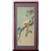 Image 1 : Sozan Ito (1909-1926) - Peacock and Plum Blossom (framed)