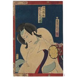 Original Kunichika (1835 - 1900) Japanese Woodblock Pri