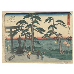 Hiroshige (1797 - 1858) - Kakegawa