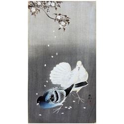 Koson Ohara (1877-1945) - Dove and Pigeon