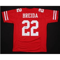 Matt Breida Signed San Francisco 49ers Jersey (Beckett COA)