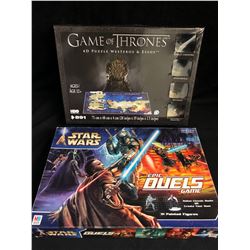 GAME OF THRONES 4D PUZZLE & STAR WARS EPIC DUELS GAME