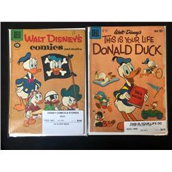1960'S DELL COMIC BOOK LOT (DISNEY COMICS & STORIES #245/ THIS IS YOUR LIFE DD #1109)