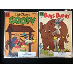 1950'S DELL COMIC BOOK LOT (GOOFY #987/ BUGS BUNNY #50)