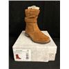 Image 2 : JOSEF SEIBEL BROWN SUEDE BOOTS (SIZE 37)