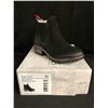 Image 2 : JOSEF SEIBEL BLACK LEATHER BOOTS (SIZE 37)