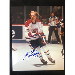 GUY LAFLEUR SIGNED 8 X 10 HOCKEY PHOTO