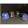 Image 1 : NEW ERA BASEBALL CAP LOT (GIANTS, ROYALS, DODGERS, PIRATES)