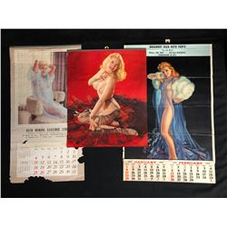 VINTAGE CALENDAR'S LOT (1950's)