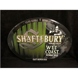 SHAFTEBURY BREWING COMPANY TIN SIGN