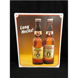 COORS TIN BEER SIGN