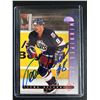 Image 1 : 1995-96 LEAF TEEMU SELANNE SIGNED HOCKEY CARD