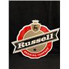 Image 1 : RUSSELL BREWING COMPANY TIN SIGN