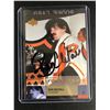 Image 1 : 2002-03 UPPER DECK FOUNDATIONS RON HEXTALL SIGNED HOCKEY CARD