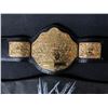 Image 2 : WWE WORLD HEAVYWEIGHT CHAMPIONSHIP MINIATURE BELT W/ CASE