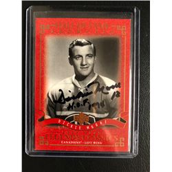 2004-05 UPPER DECK LEGENDS CLASSICS DICKIE MOORE SIGNED HOCKEY CARD