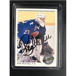 RON HEXTALL SIGNED 1993 O-PEE-CHEE PREMIER HOCKEY CARD