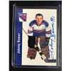Image 1 : JOHNNY BOWER SIGNED HOCKEY CARD