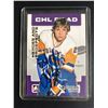 Image 1 : WENDEL CLARK SIGNED IN THE GAME HEROES & PROSPECTS HOCKEY CARD