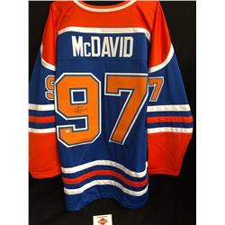 CONNOR McDAVID SIGNED OILERS JERSEY (PAAS COA)