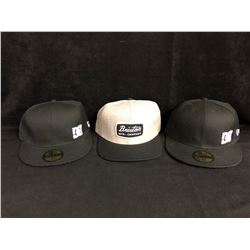 BRAND NEW DC & BRIXTON BALL CAPS LOT
