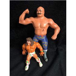 WRESTLING FIGURES LOT (IRON SHIEK/ ULTIMATE WARRIOR)