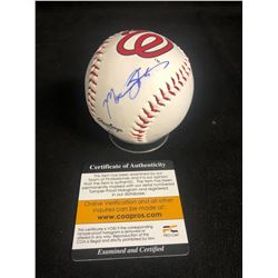 MAX SCHERZER SIGNED WASHINGTON NATIONALS BASEBALL